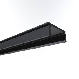 Профиль накладной черный 2м. Apeyron 08-01-01Ч