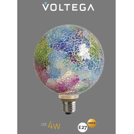 Лампа светодиодная филаментная Voltega 271 E27 4W 3000K 8573