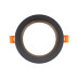 Встраиваемый светильник General Бинар круглый черный GCL-GX53-H38 662697