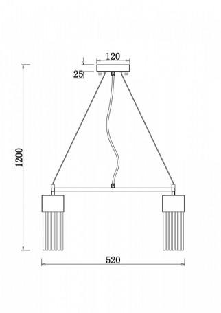 Подвесная люстра Freya Esala FR5050PL-05N