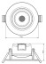 Встраиваемый светодиодный светильник Deko-Light SMD-68-230V-4000K-rund 565339